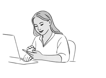 Contact page illustration